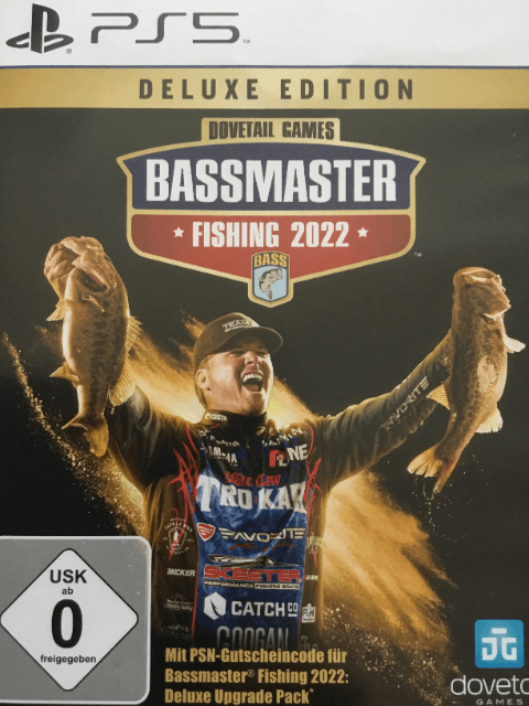 Bassmaster Fishing 2022 Deluxe Edition box art for Playstation 5